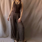 H&M liehuvat housut 38 Bloomy Moon