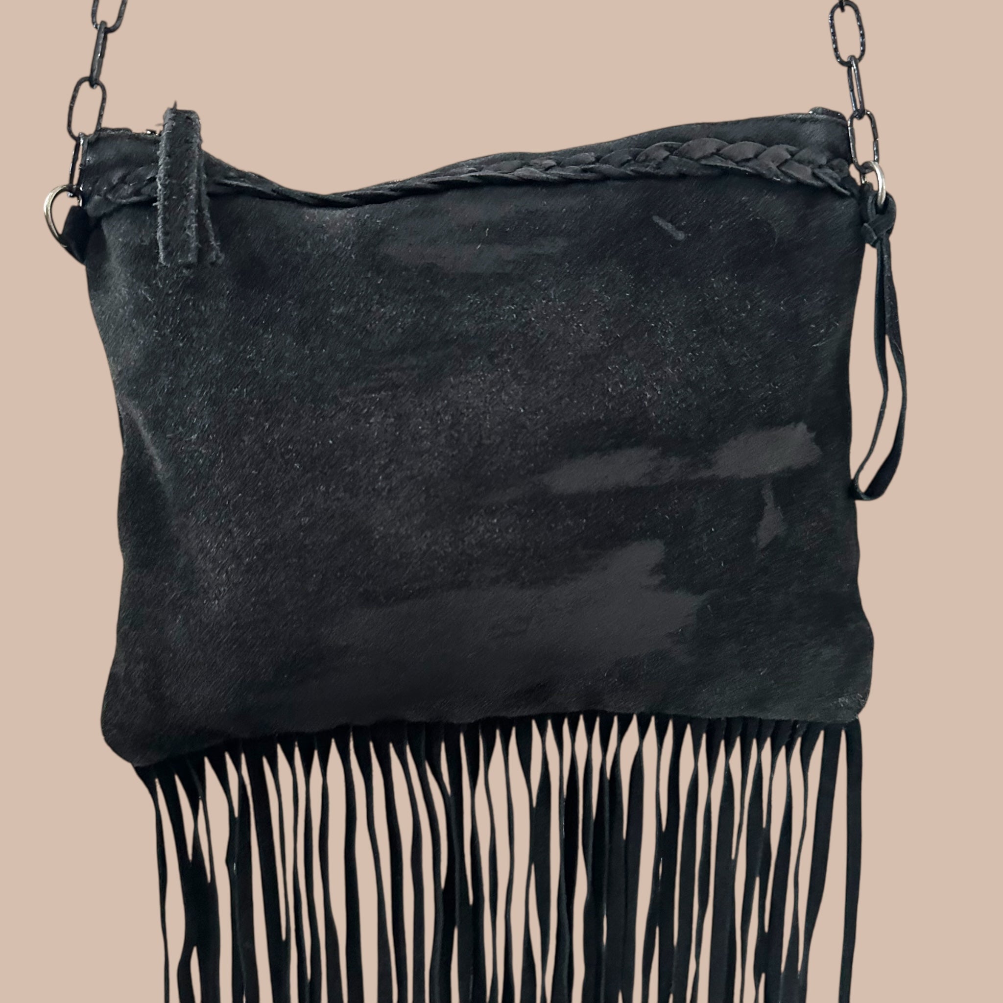 Mokkainen hapsulaukku Bloomy Moon