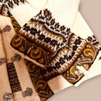 Nordstrikk vintage villatakki S-L Bloomy Moon