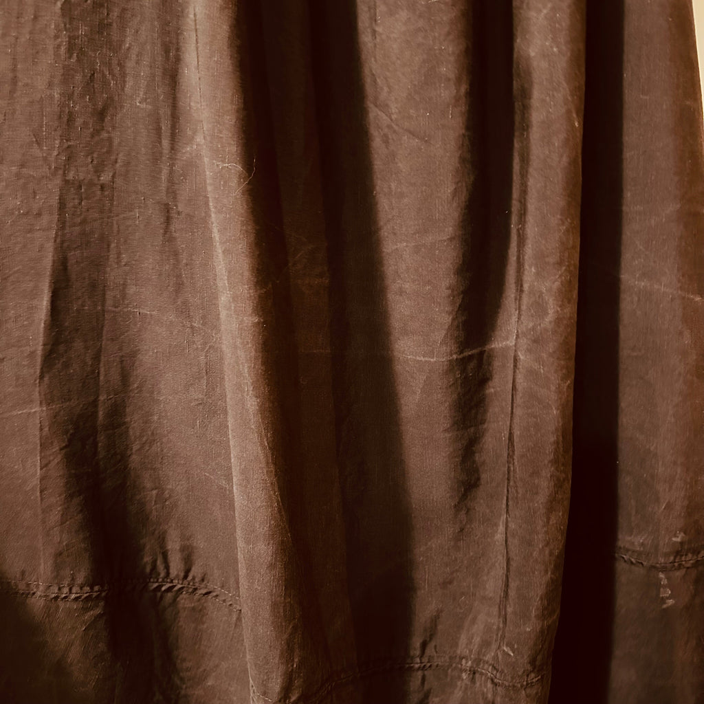 H&M ruskea maksimekko M Bloomy Moon