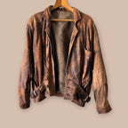 Vintage nahkatakki M Bloomy Moon