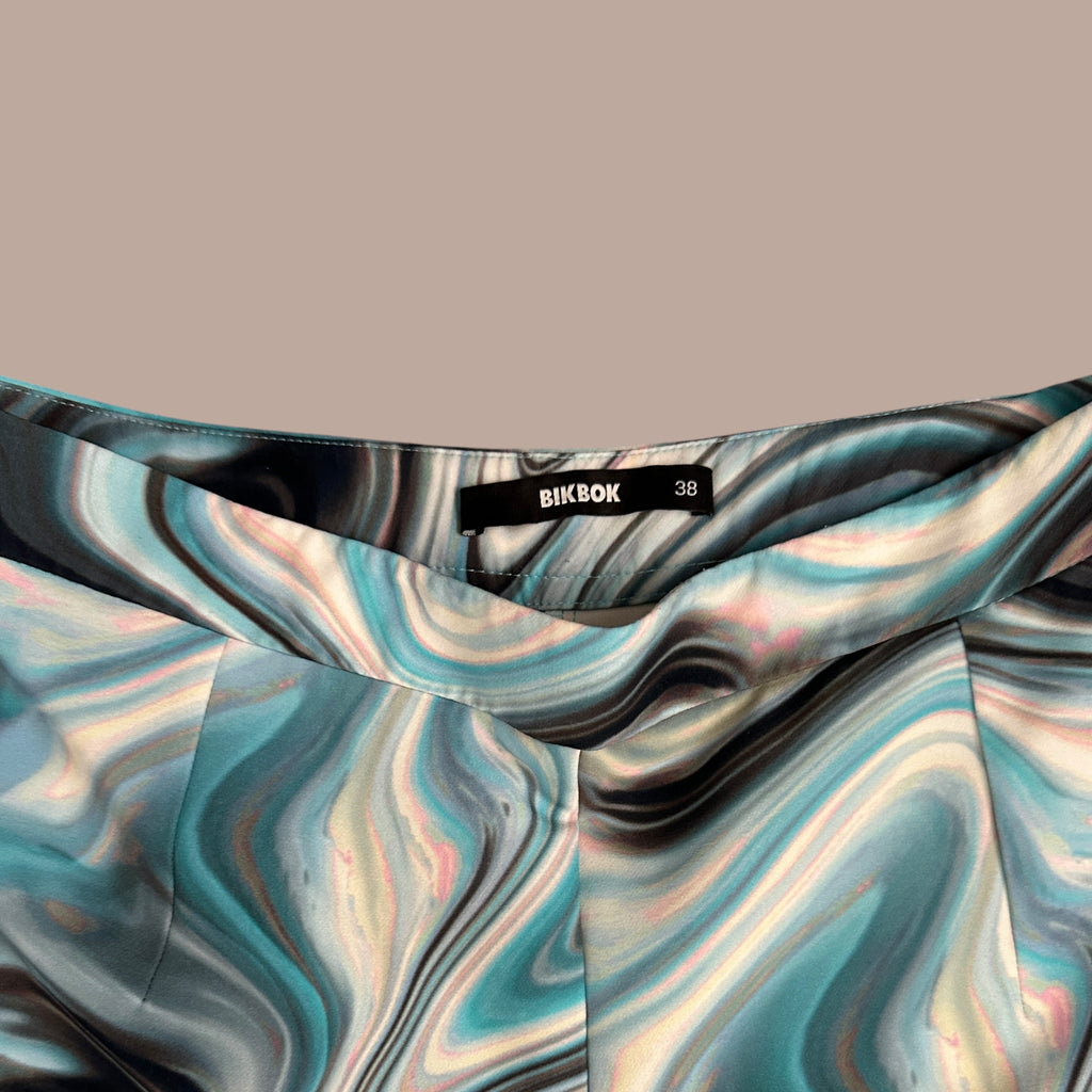 Bik Bok funkyt housut 38 Bloomy Moon