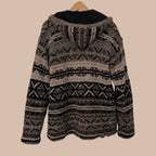 Fleecevuorinen villahuppari M/L