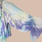 Off-shoulder batiikkipaita XL
