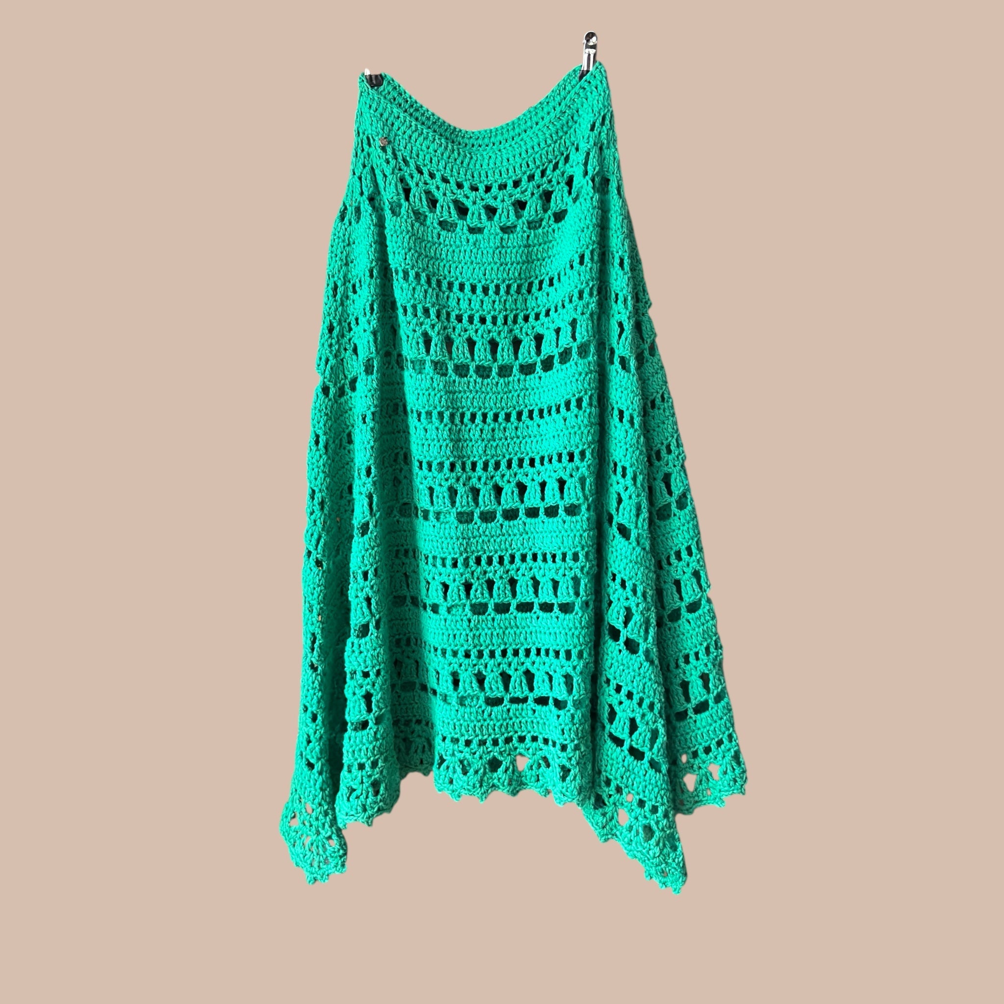 Handmade virkattu hame S/M Bloomy Moon