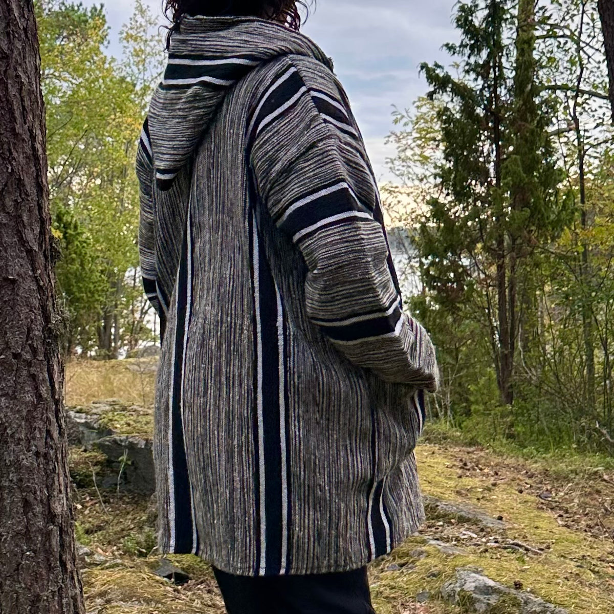 Kudottu hupparitakki M-XL