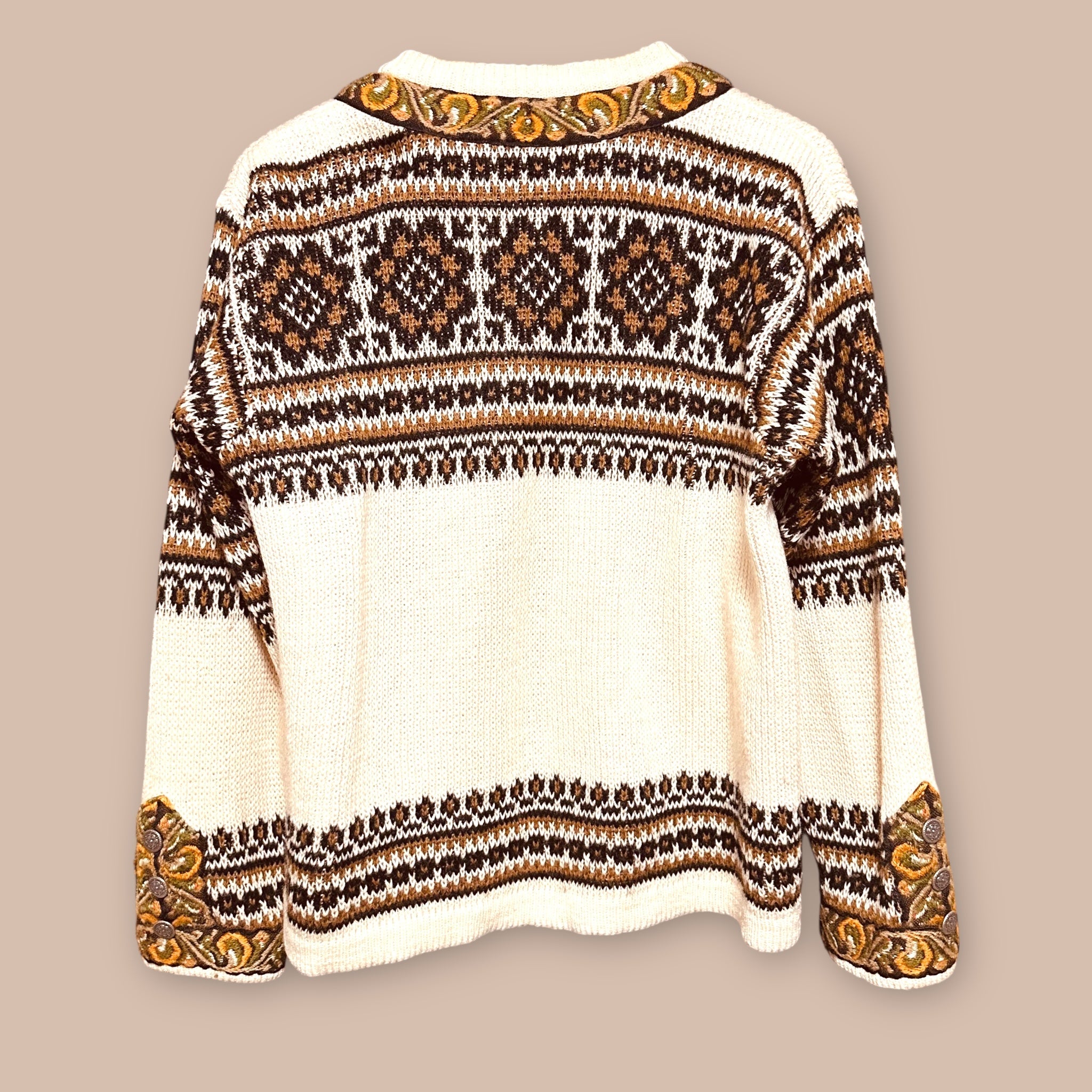 Nordstrikk vintage villatakki S-L Bloomy Moon