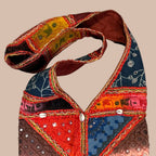 Patchwork olkalaukku