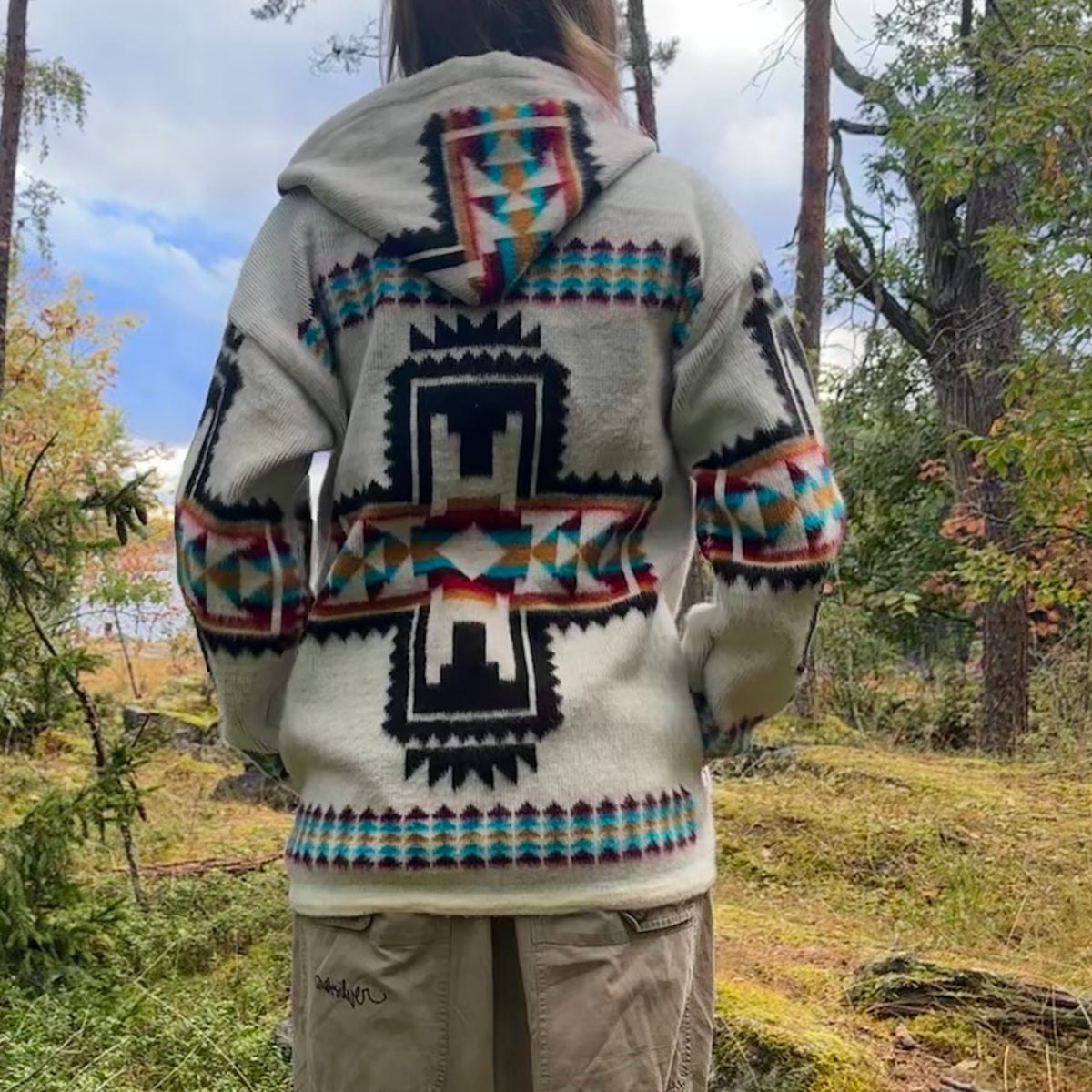 Amerinkas alpakanvillatakki L