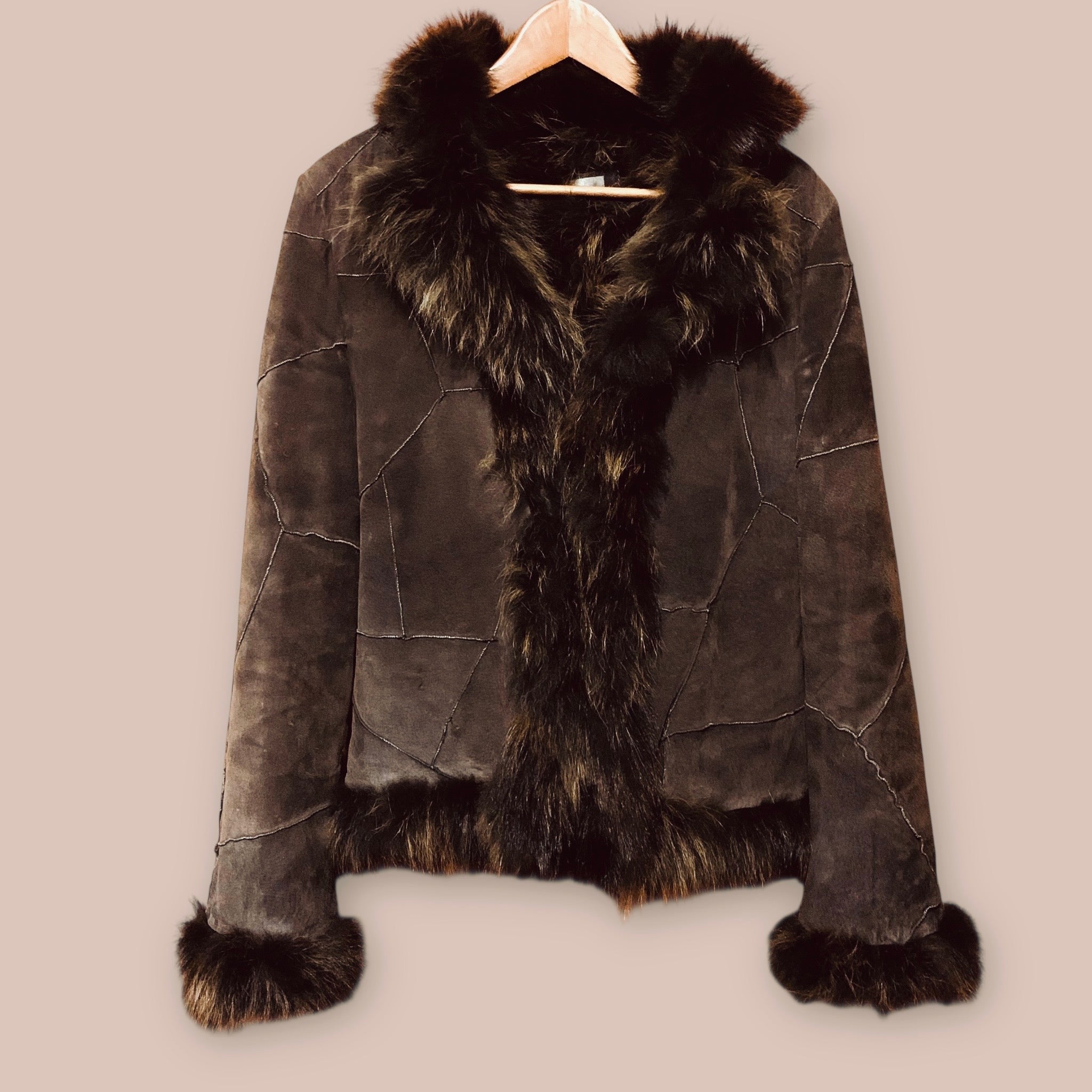 NafNaf vintage mokkatakki L Bloomy Moon