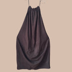 H&M ruskea maksimekko M Bloomy Moon