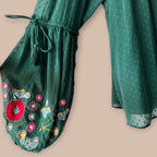 Zara kirjailtu paita S Bloomy Moon