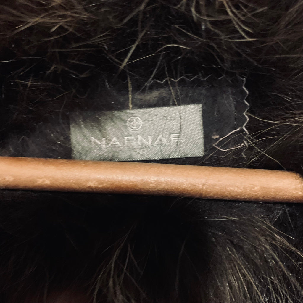 NafNaf vintage mokkatakki L Bloomy Moon