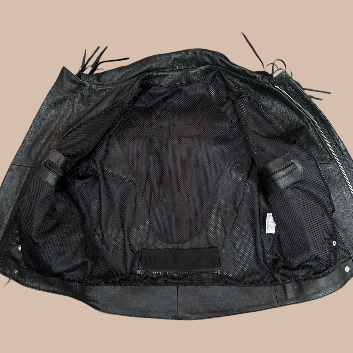 Hapsullinen nahkatakki L/XL Bloomy Moon
