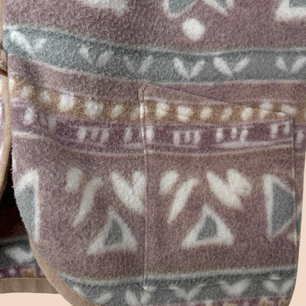 Vintage fleeceliivi S-L Bloomy Moon