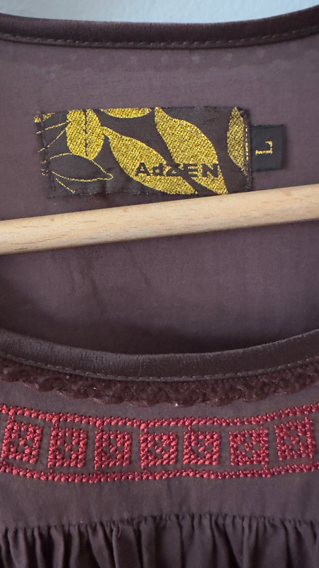 Adzen kirjailtu mekko L Bloomy Moon