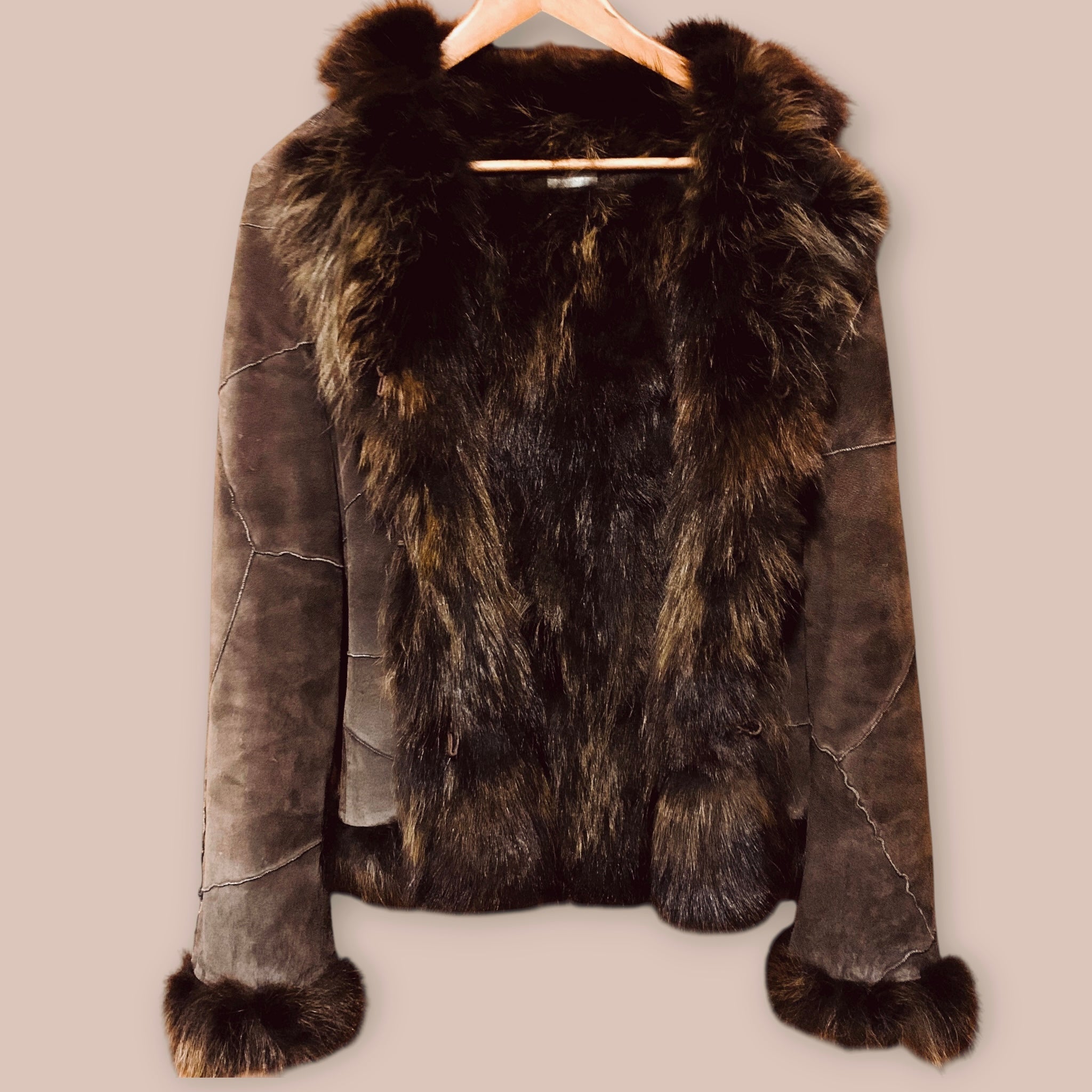 NafNaf vintage mokkatakki L Bloomy Moon