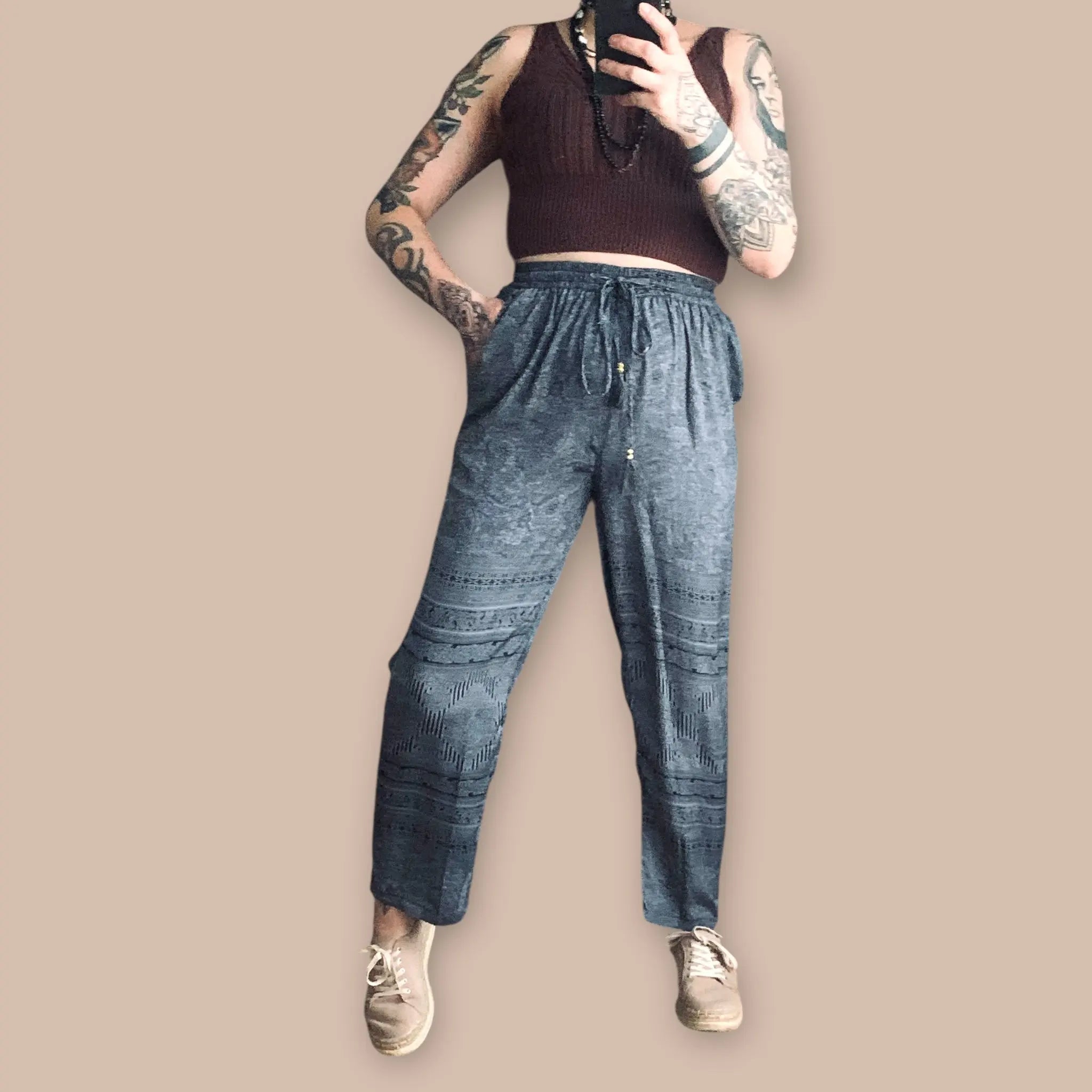 Bold&Beautiful silkkihousut M/L Bloomy Moon