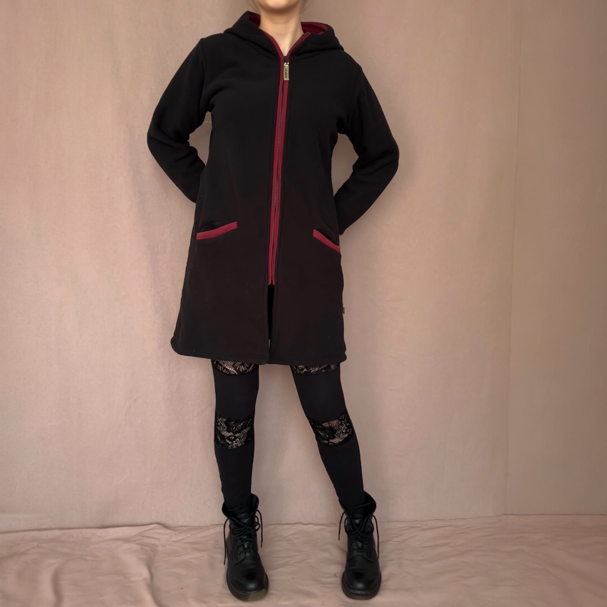 Vishes hiippahuppu takki M/L Bloomy Moon
