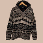 Fleecevuorinen villahuppari M/L