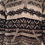 Fleecevuorinen villahuppari M/L