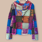 Patchwork huppari L/XL Bloomy Moon