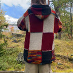 Villainen patchwork takki L/XL