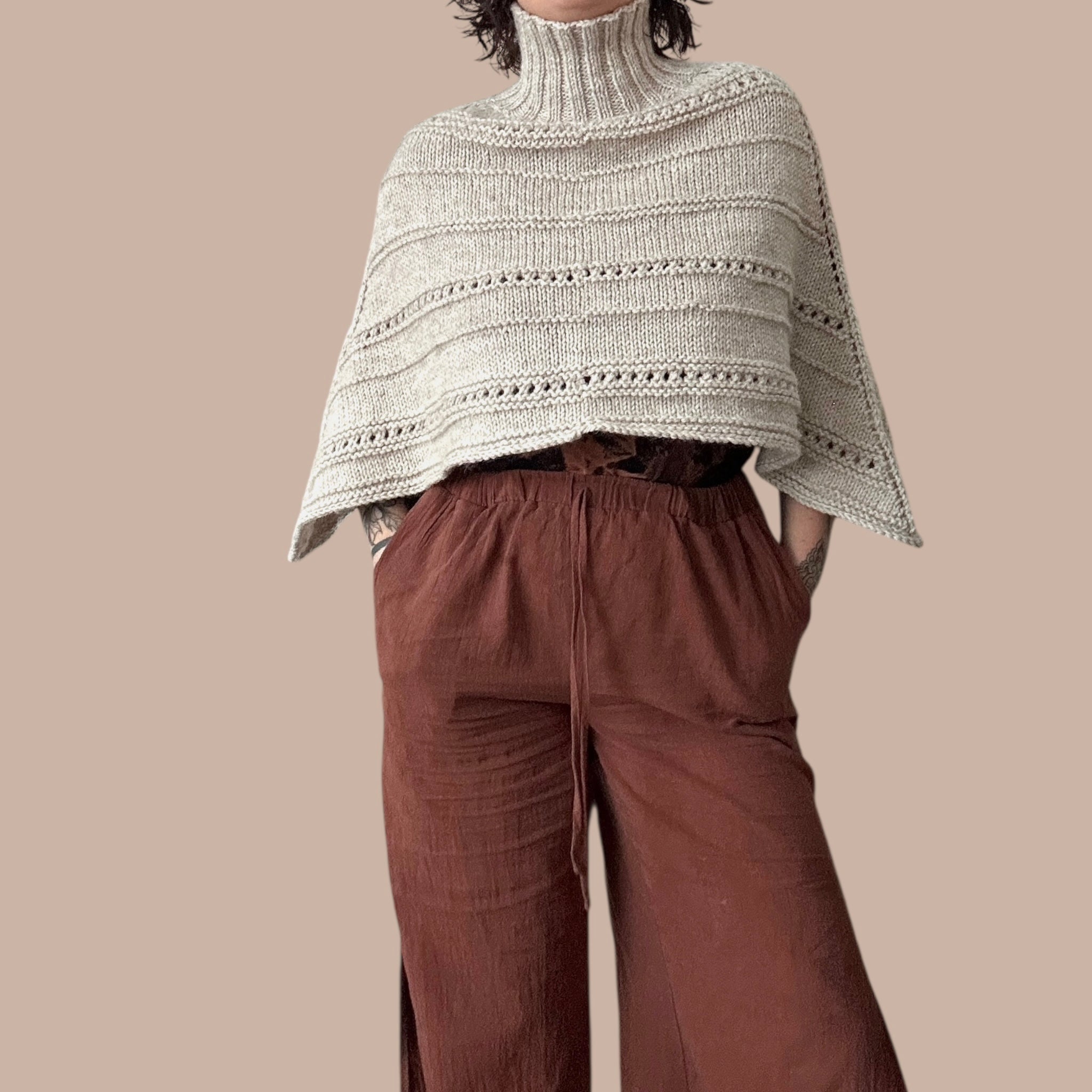 Handmade poncho (freesize)