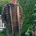 Vintage flanellitakki M-L
