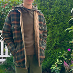 Vintage flanellitakki M-L