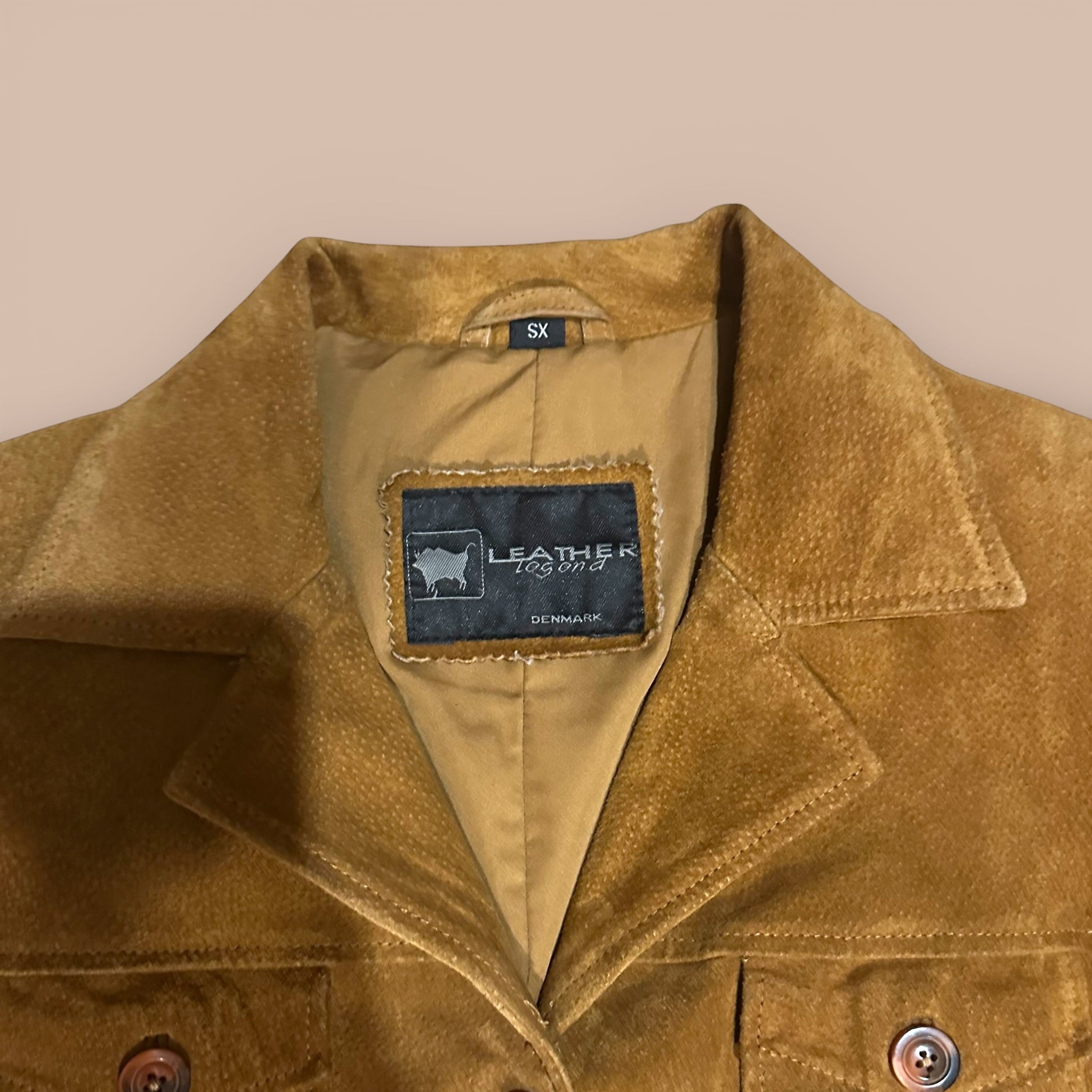 Leather Legend y2k mokkatakki XS Bloomy Moon