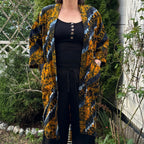 Afrikkalainen kimono (freesize) Bloomy Moon