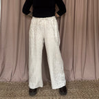 Vintage pellavahousut XXL