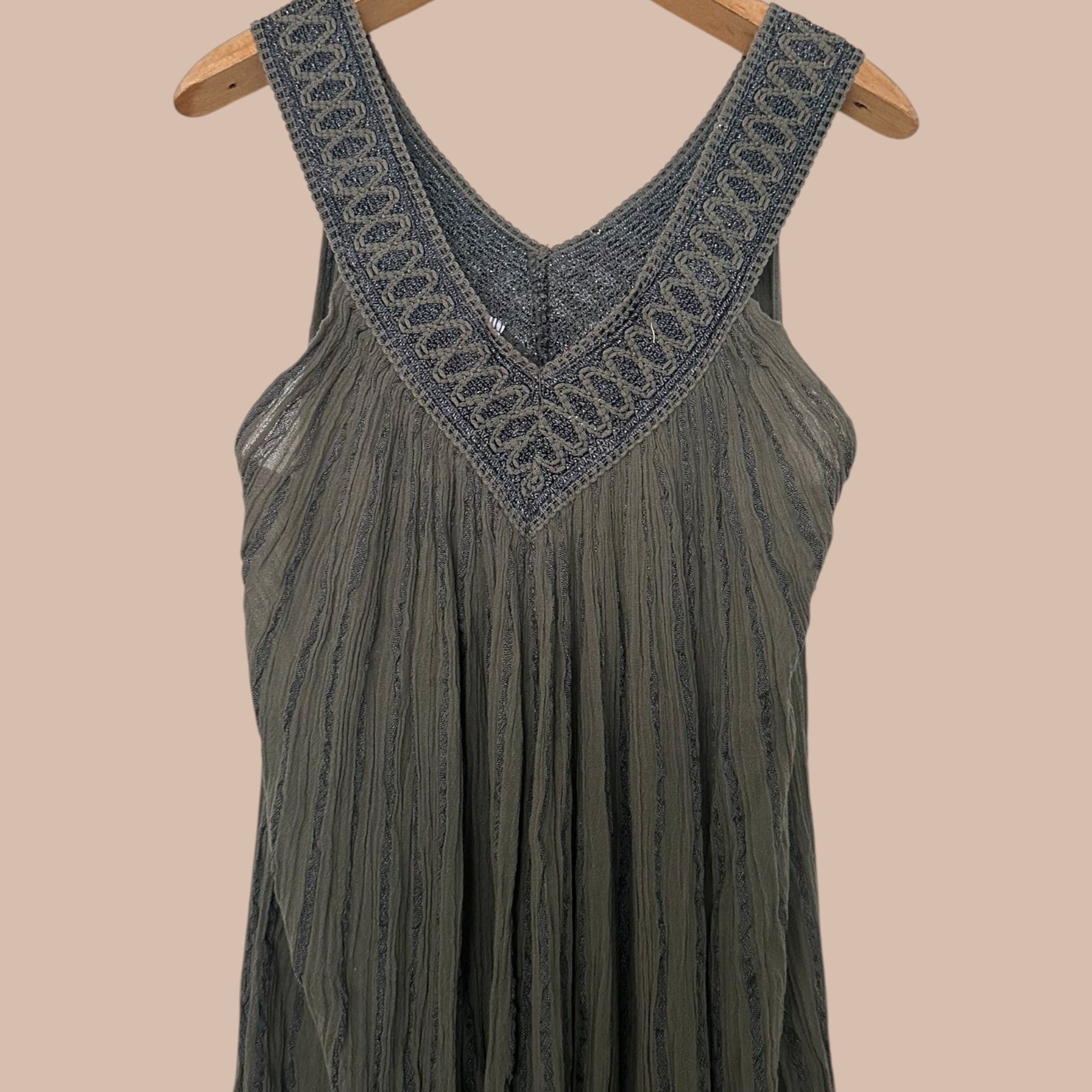 Kreikkalainen puuvillamekko XS-XL Bloomy Moon