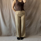 H&M pellava-viskoosi housut XS-S Bloomy Moon