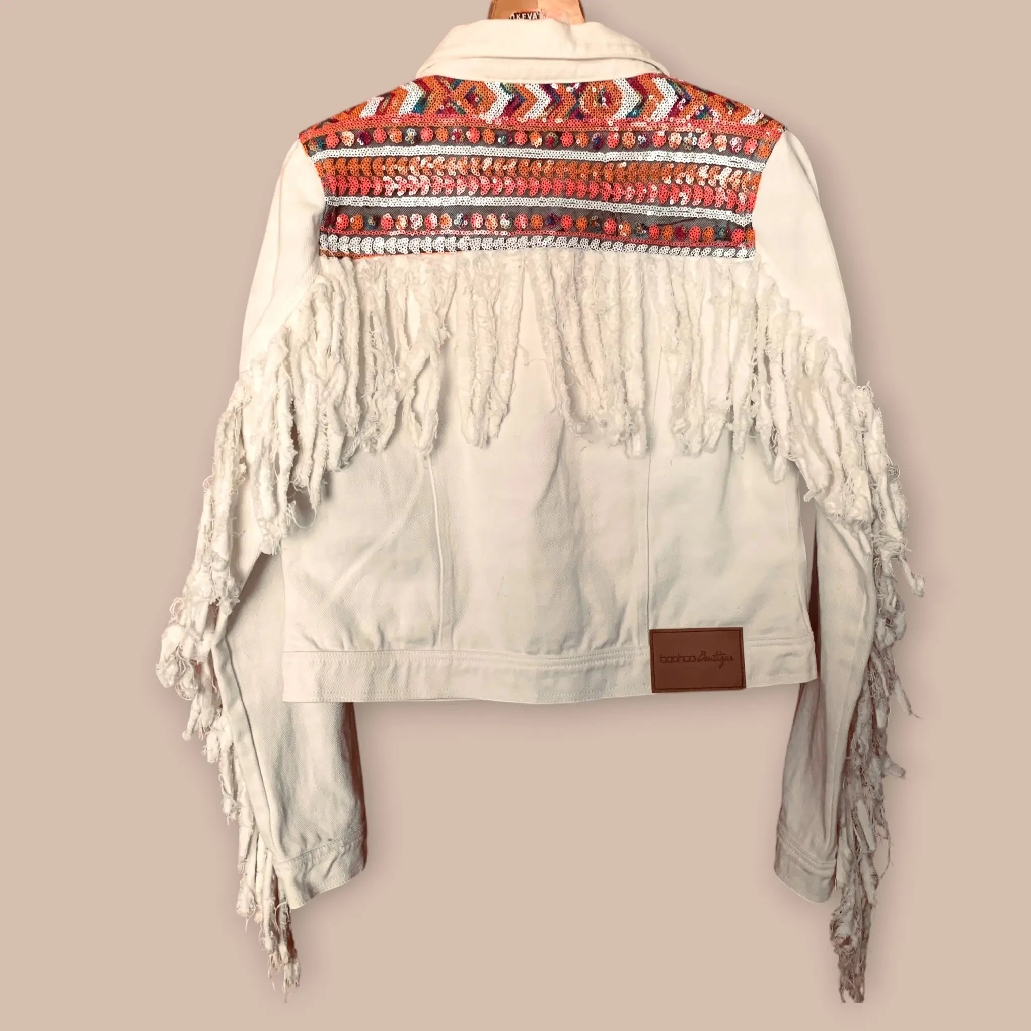 Boohoo Boutique hapsutakki M Bloomy Moon