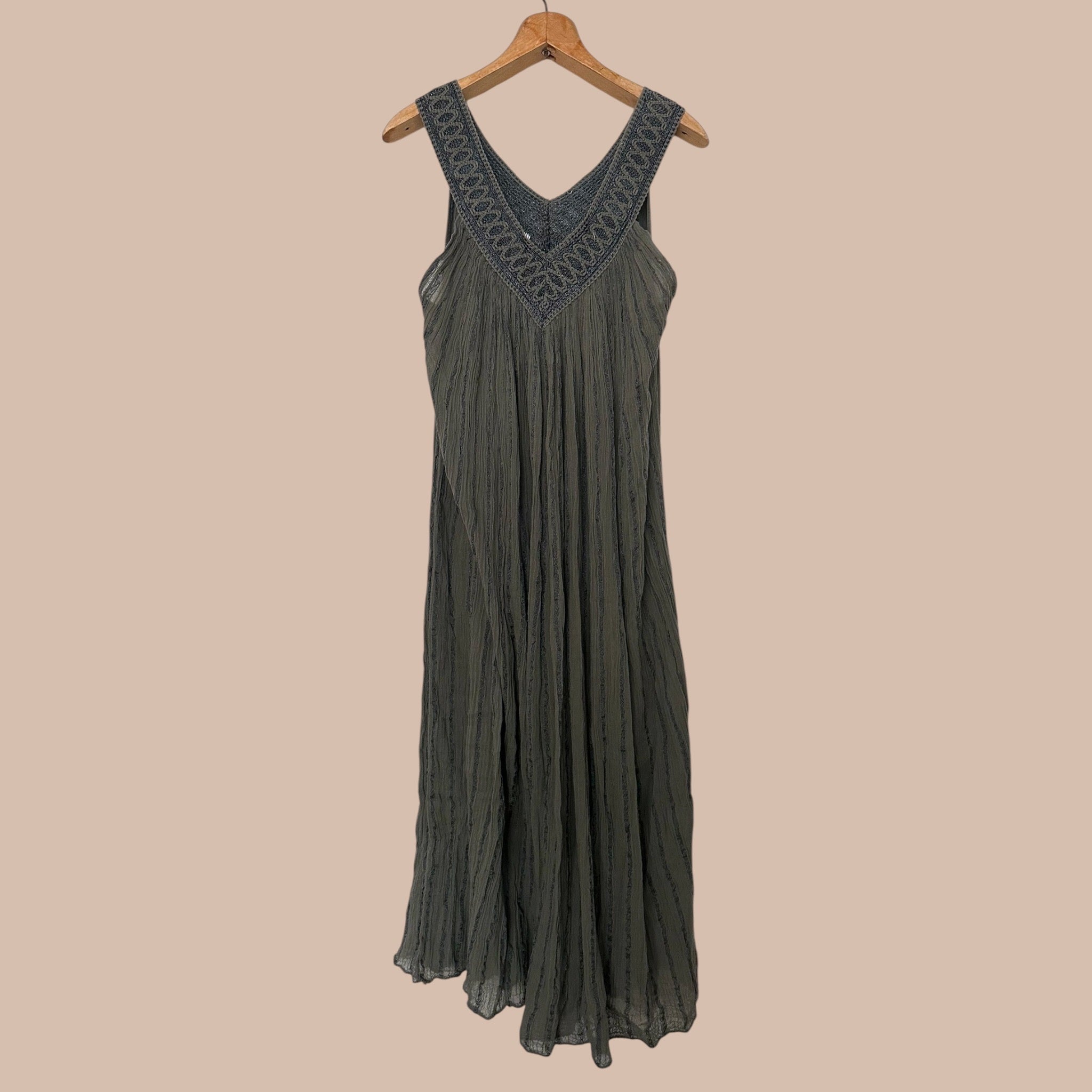 Kreikkalainen puuvillamekko XS-XL Bloomy Moon