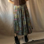 Vintage viskoosihame 40 Bloomy Moon