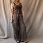 H&M liehuvat housut 38 Bloomy Moon