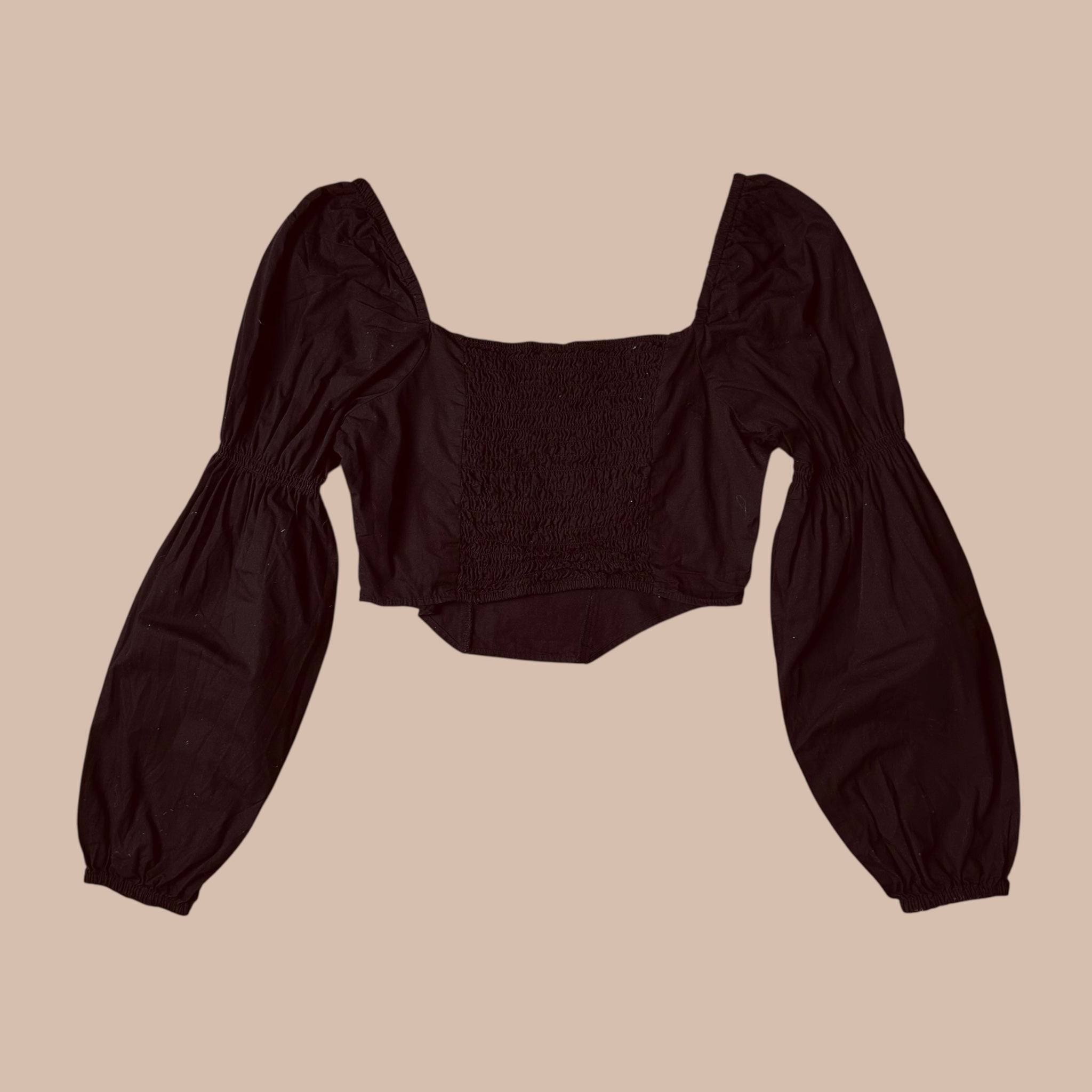 H&M cropattu paita 42 Bloomy Moon