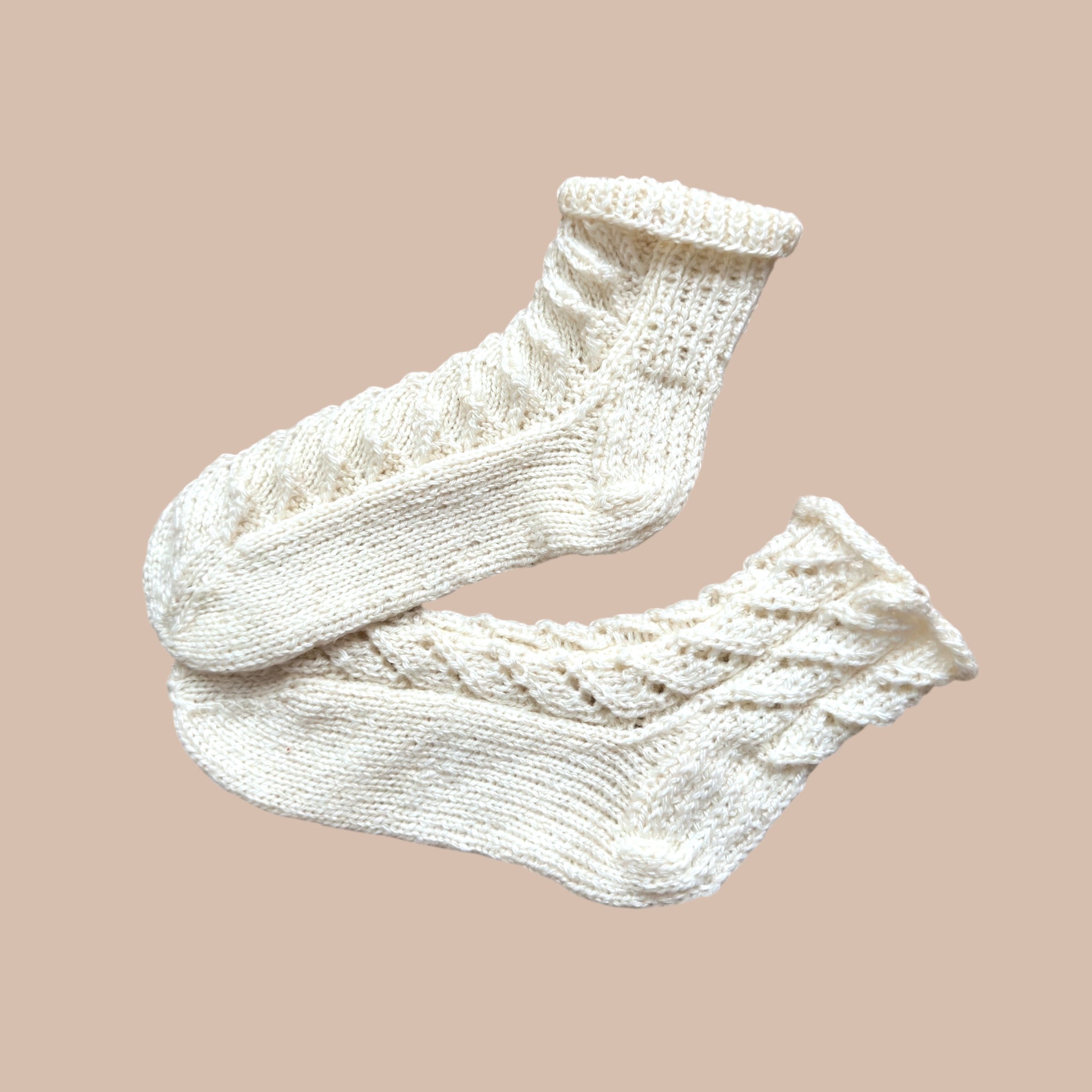 Handmade villasukat Bloomy Moon