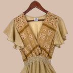 Intialainen silkkihaalari XS-L Bloomy Moon