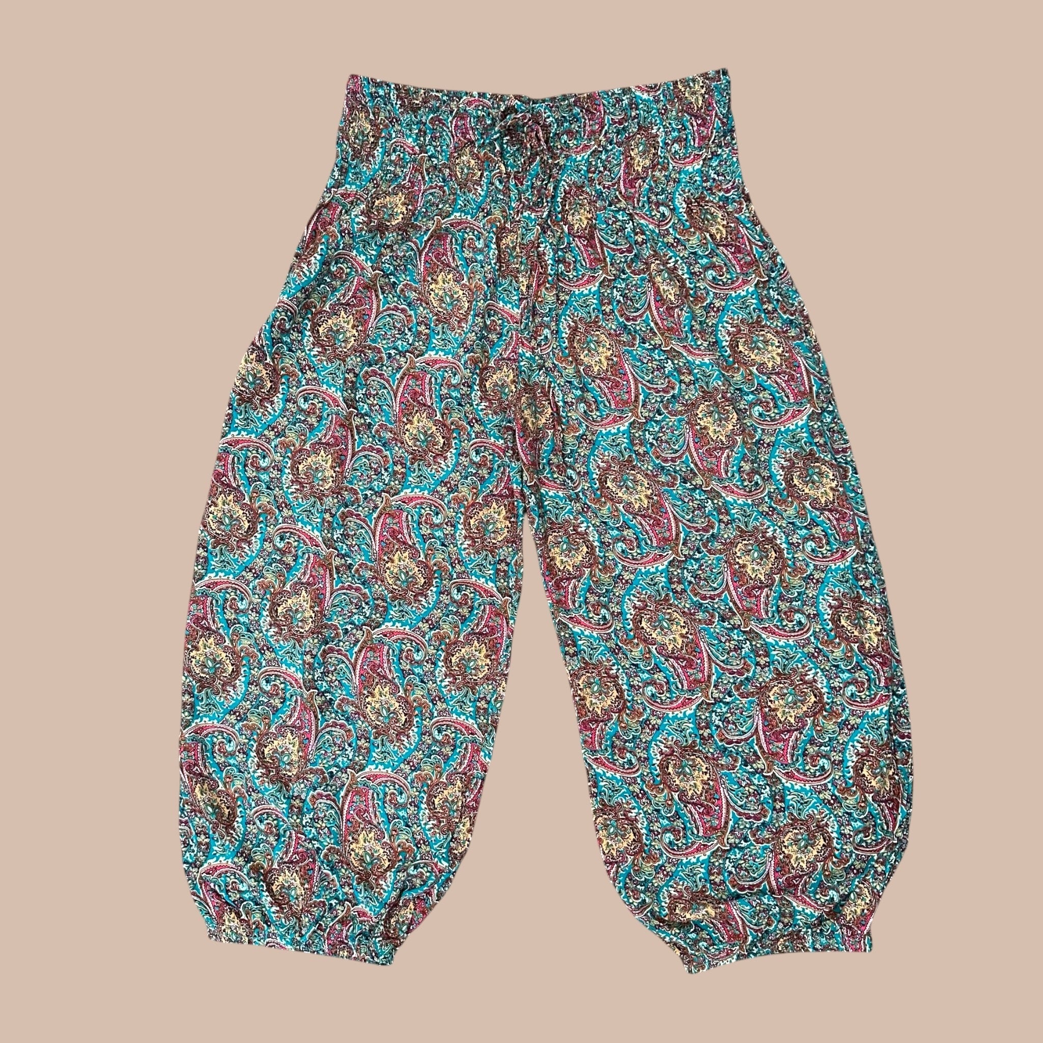 Värikkäät haaremihousut M-L Bloomy Moon