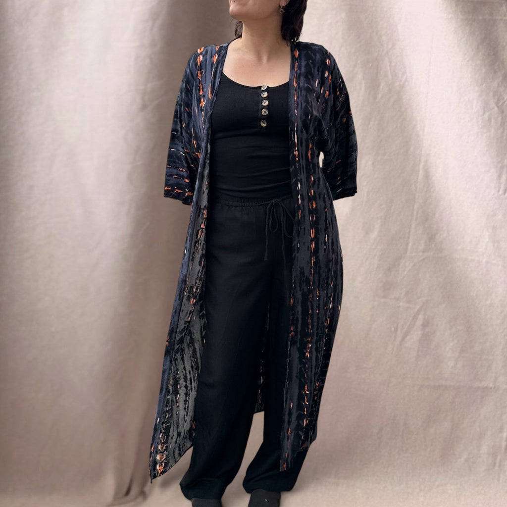 Pitkä kimono Bloomy Moon