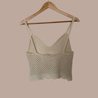 Sinsay virkattu toppi S Bloomy Moon