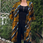 Afrikkalainen kimono (freesize) Bloomy Moon
