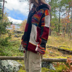 Villainen patchwork takki L/XL