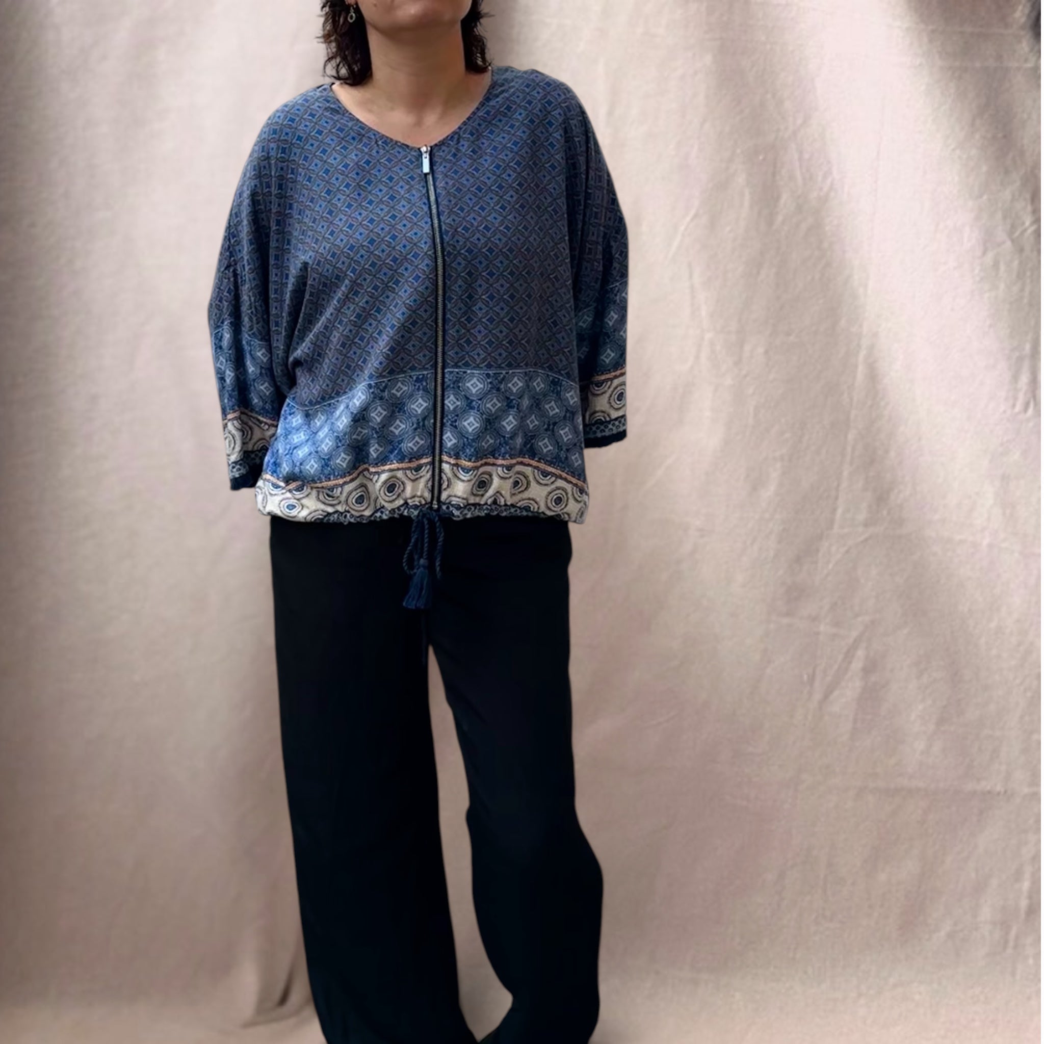 Kimonotakki XL-3XL Bloomy Moon
