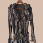 Yves Calin vintage neuletakki M/L Bloomy Moon