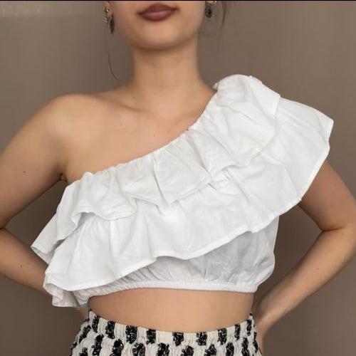 Off the shoulder toppi M/L Bloomy Moon